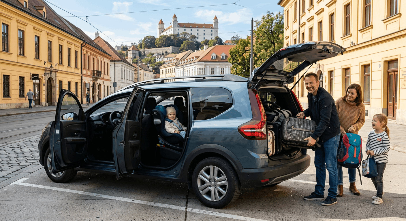family in dacia jogger